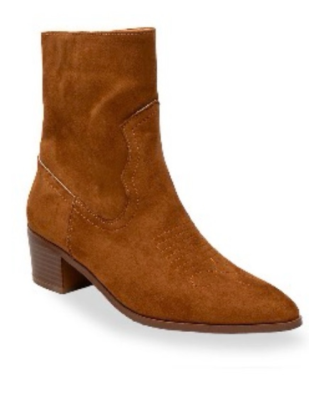 CHASE AND CHLOE Suede Western Boot NEW SZ- 7.5